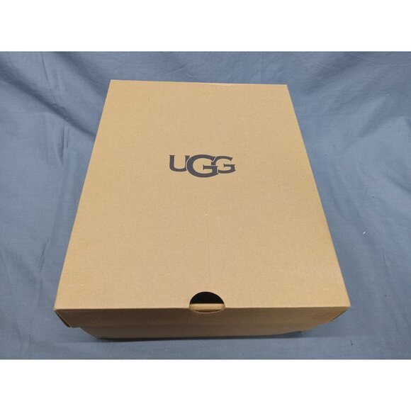 UGG Girls K Goldenglow Slide Slip-on Dark Brown Sand Size 6 NEW IN BOX! - Picture 12 of 13